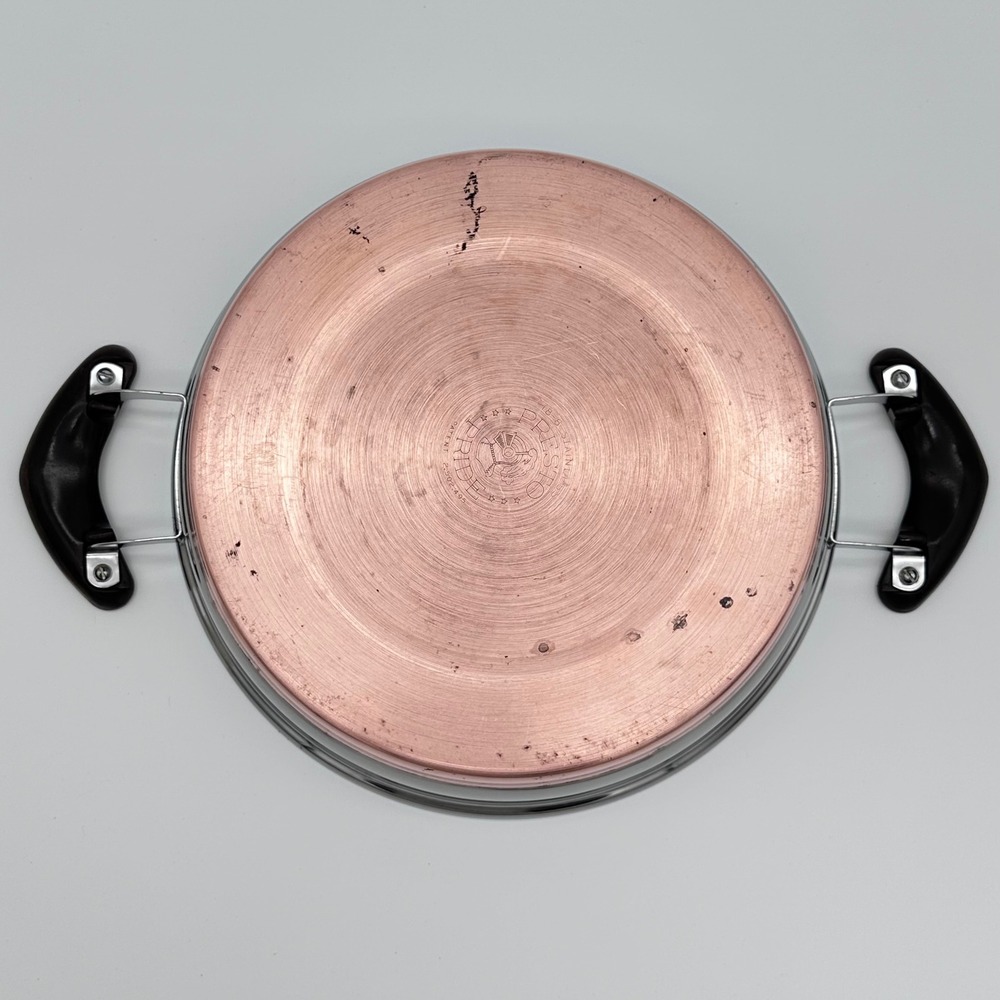 Presto Pride Skillet 18-8 Stainless Steel 11 inch Copper Bottom Vintage Pan